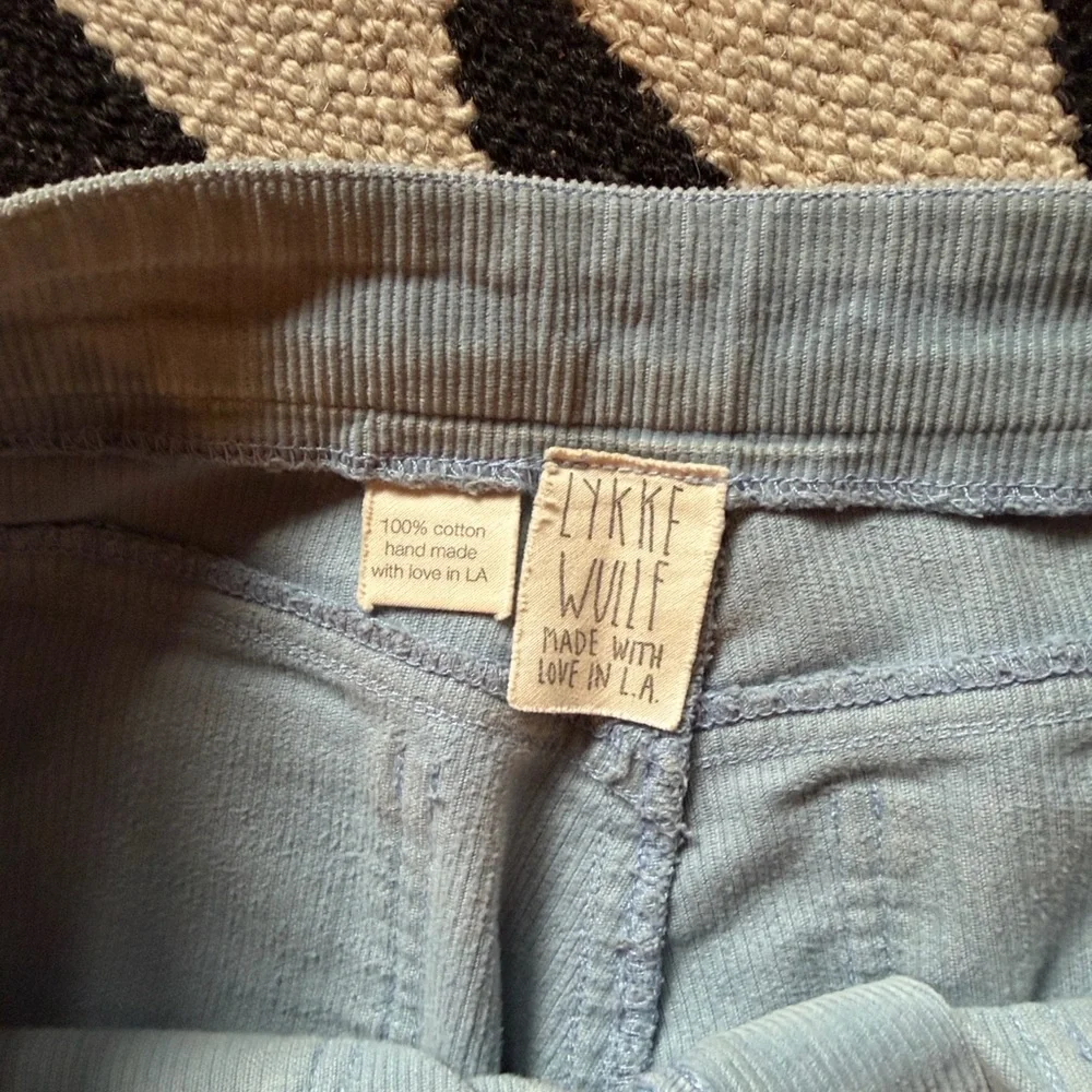 Lykke Wullf Powder Blue Corduroy Ranch Pants - Picture 5 of 5